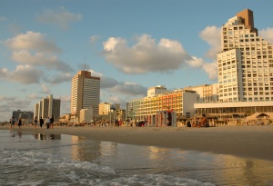 Izrael - Tel Aviv - pláž